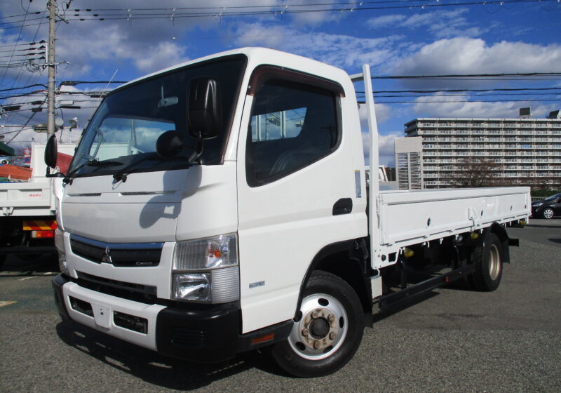 ★在庫車両　平成29年式　三菱/キャンター　積載2トン　ワイドロング　全低床/5速MT　荷寸434/190/38　地上高：84cm タイヤサイズ：205/75R16　お問い合わせ番号：2846