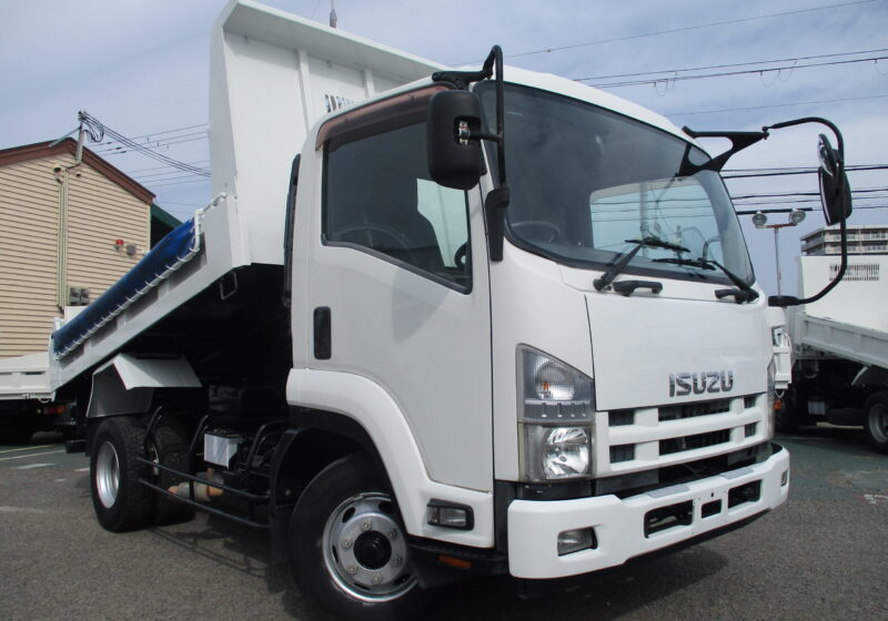 平成24年　いすゞ/フォワード　積載3.6トン　極東製/強化ダンプ　６速MT　コボレーン/ETC/左電格ミラー/1方開　荷寸339-204-34　★お問い合わせ番号：5774★☆