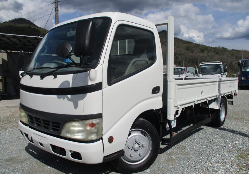 平成18年式　日野/デュトロ　積載２トン　標準ロング　全低床/6速AT　床板アピトン/ロープ穴左右３カ所ずつ/オーバーヘッドコンソール/荷台塗装/１ナンバー　荷寸：436-178-36　★お問い合わせ番号：1135★