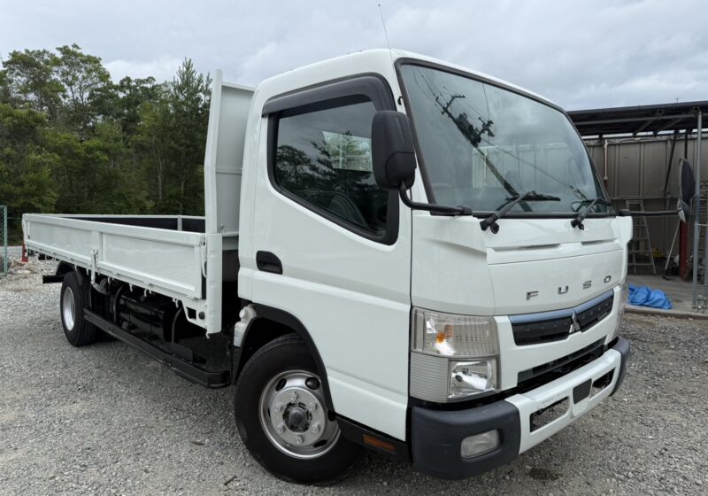 令和2年式 三菱 キャンター 3.5トン ワイド超ロング 高床 5速MT 荷寸500/209/38.5 ETC 左電格ミラー 鳥居鉄板 坂道発進補助装置 アオリ開閉補助装置 オーバーヘッドコンソール★お問い合わせ番号：1645★